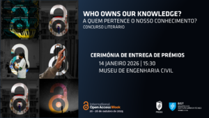 CerimÃ³nia de entrega de prÃ©mios do concurso literÃ¡rio â€œWho Owns Our Knowledgeâ€
